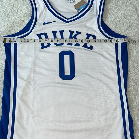 Duke White and Blue Basketball Jersey Size Medium - Picture 4 of 7